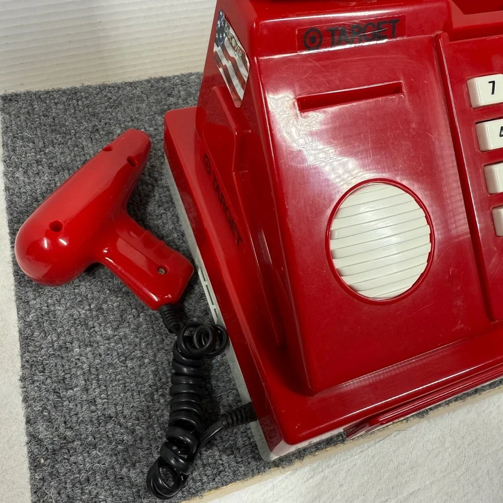 Target Electronic Toy Cash Register Scanner Sounds Play Money Working Checkout